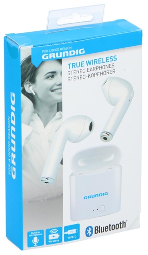 [871125224479] GRUNDIG TWS Earbuds 400mAh Bluetooth
