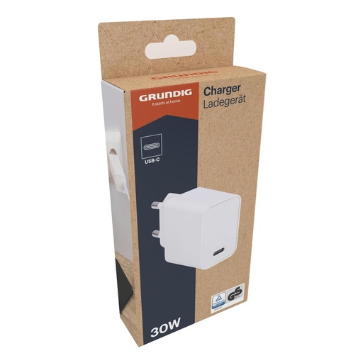 [871125255746] GRUNDIG Wall Charger 230V 30W USB-C