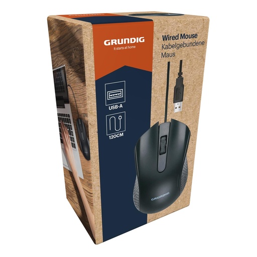 [871125235641] GRUNDIG Wired USB-A Mouse