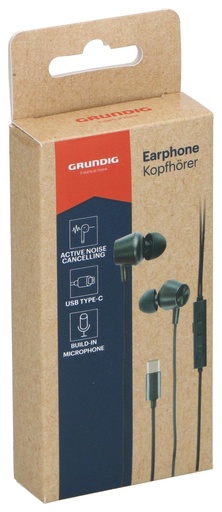 [871125226061] GRUNDIG In-ear Earphones ANC with USB-C Connection