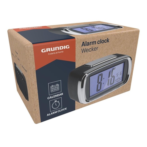 [871125226085] GRUNDIG Digital Alarm Clock 5.8x10x5.8cm