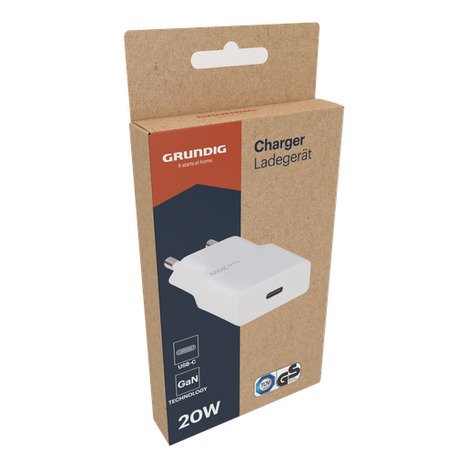 [871125242371] GRUNDIG USB-C Charger GaN 20W
