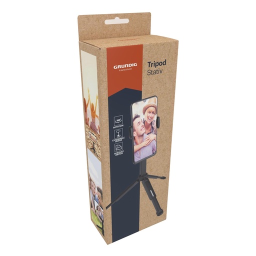 [871125234201] GRUNDIG Smartphone tripod stand 360° adjustable
