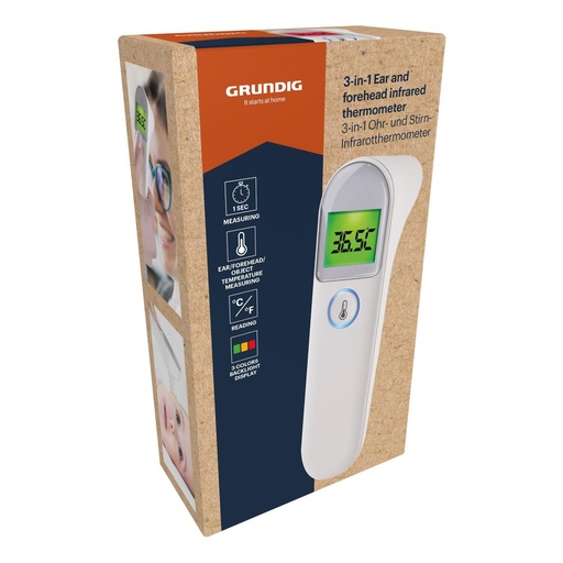 [871125243780] GRUNDIG Infrared Thermometer 3in1