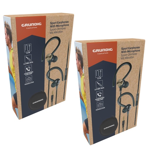 [871125242919] GRUNDIG Sport Earphones With Microphone