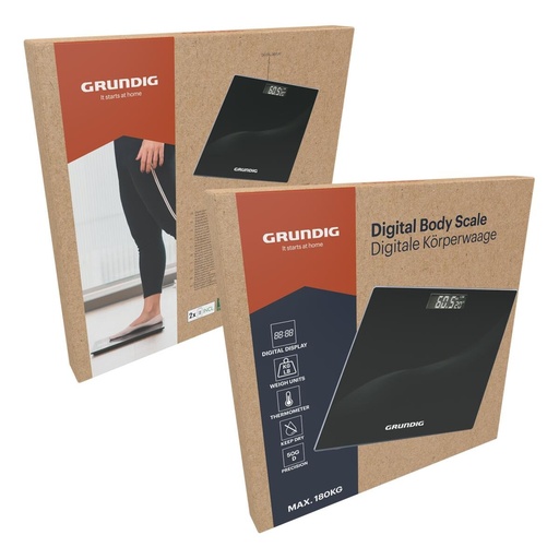 [871125242353] GRUNDIG Digital Body Scale 180kg
