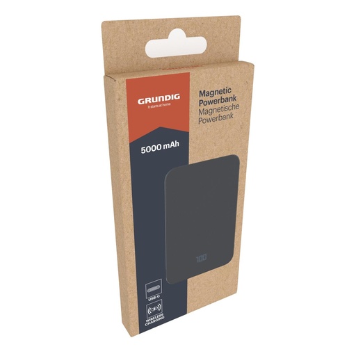 [871125248282] GRUNDIG Magnetic Powerbank 5000mAh