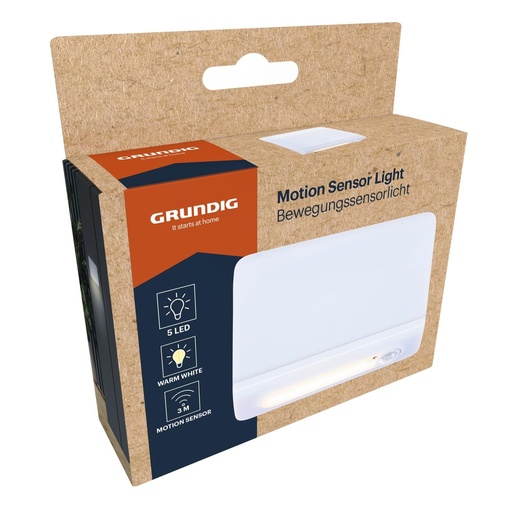 [871125236032] GRUNDIG Motion Sensor Light 5LED Warm White