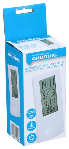 [871125211990] GRUNDIG Weather Station with Clock Function