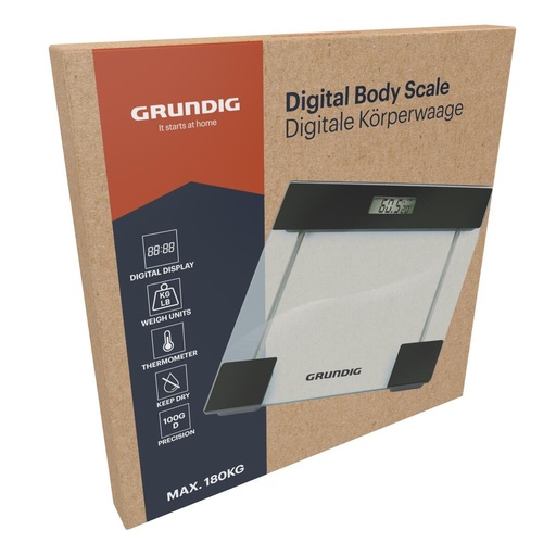 [871125242356] GRUNDIG Digital Body Scale 180kg