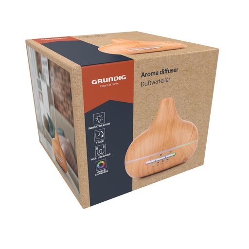 [871125255998] GRUNDIG Aroma Diffuser LED Timer 16.8x14.5cm