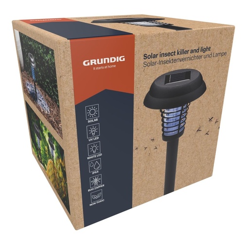 [871125226133] GRUNDIG Solar Garden Light With Insect Killer