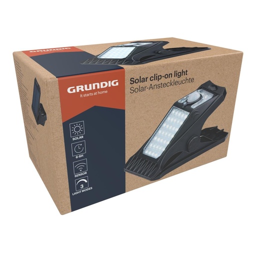 [871125250632] GRUNDIG Solar Clip-On Light