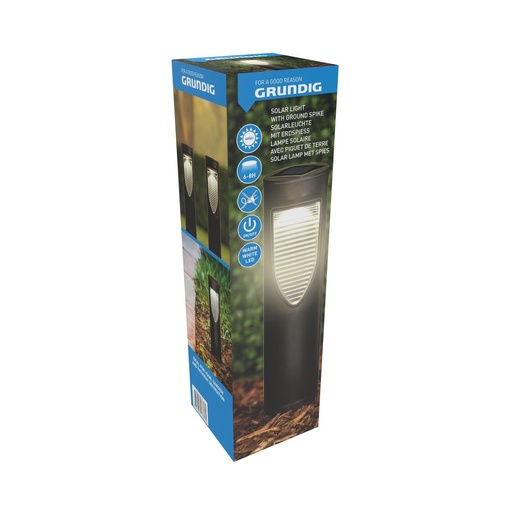 [871125247657] GRUNDIG Solar Garden Light Warm White SMD