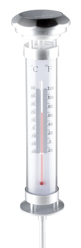 [871125289640] GRUNDIG Solar Light Thermometer 9x57cm LED