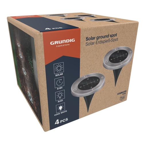 [871125226135] GRUNDIG Solar Ground Spot LED