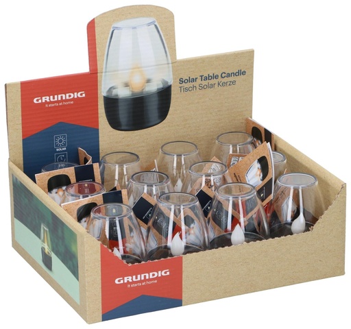 [871125226190] GRUNDIG Solar Table Candle Light