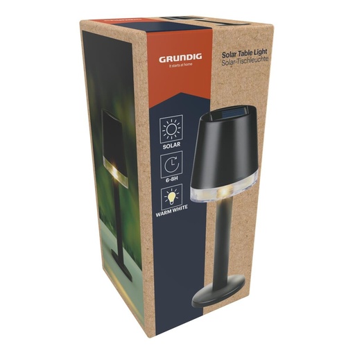 [871125234598] GRUNDIG Solar Table Light Ø8xH21.3cm