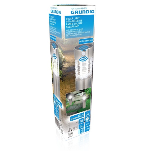 [871125206717] GRUNDIG Solar Garden Light LED With Sensor