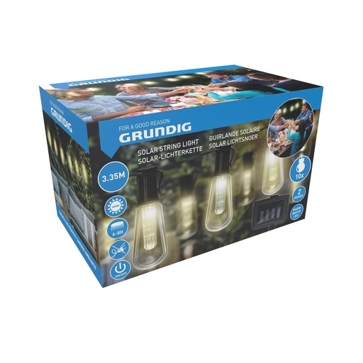 [871125247676] GRUNDIG Solar Garden Light LED Warm White