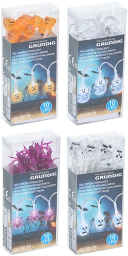[871125225586] GRUNDIG Halloween LED Lights 4 pcs