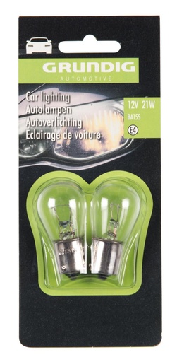 [871125232742] GRUNDIG AUTOMOTIVE Car Bulb 12V 21W BA15S E4