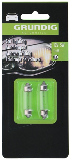 [871125232749] GRUNDIG AUTOMOTIVE Car Bulb 12V 5W 11x36