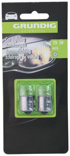[871125232746] GRUNDIG AUTOMOTIVE Car Bulb 12V 5W BA15S E4