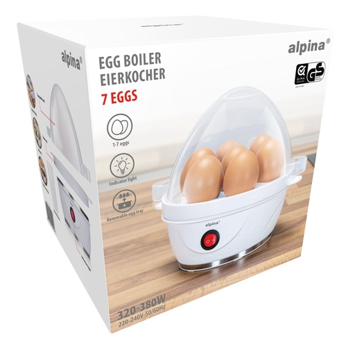 [871125224010] ALPINA Egg Boiler 230V 320-380W
