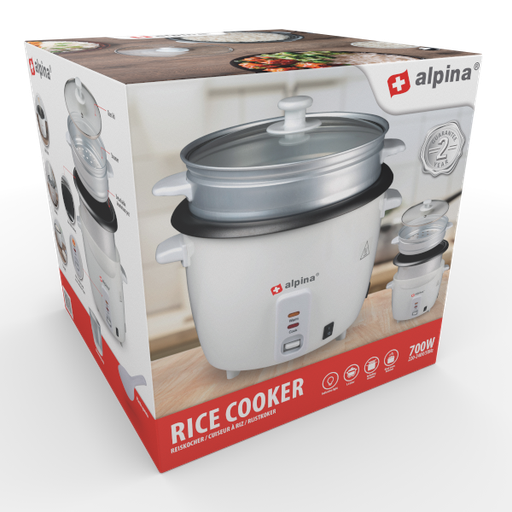 [871125218112] ALPINA Rice Cooker 1.8L 700W