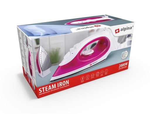 [871125216717] ALPINA Steam Iron 1850-2200W