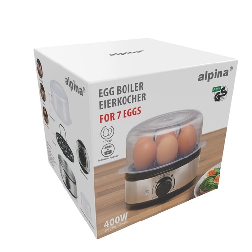 [871125229100] ALPINA Egg Cooker 400W
