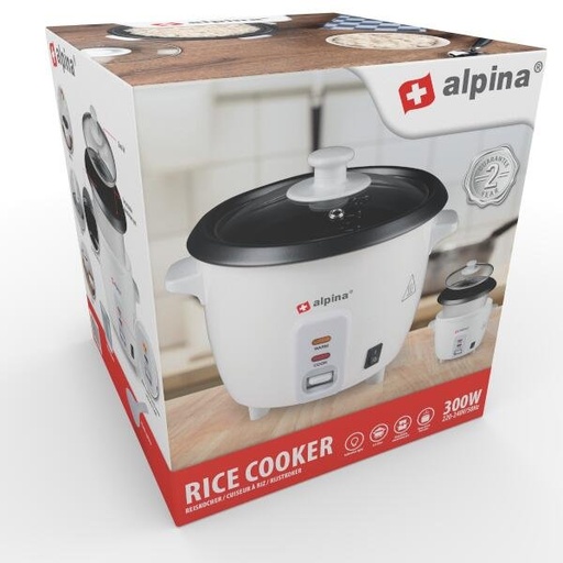 [871125218115] ALPINA Rice Cooker 0.6L 300W