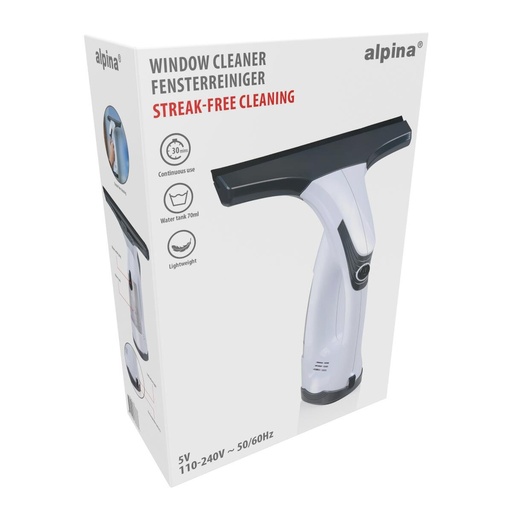 [871125233387] ALPINA Window Cleaner Grey 2000mAh 220-240V