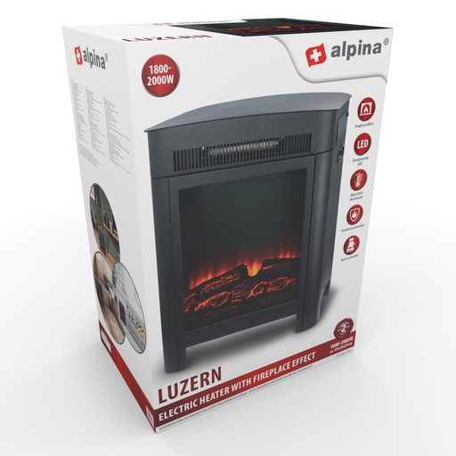[871125217841] ALPINA Heater Luzern LED 1800W