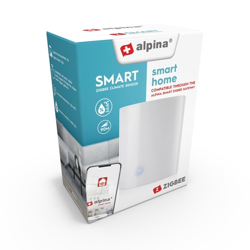 [871125226550] ALPINA Smart Climate and Humidity Sensor Zigbee