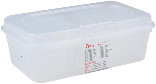 [871125224153] ALPINA Storage Box 4.6L Transparent 28.5x17x9.5cm