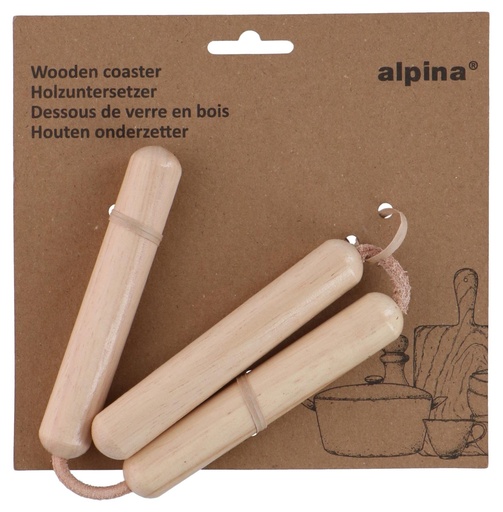 [871125227226] ALPINA Pan Coaster Trivet 2x2x42cm