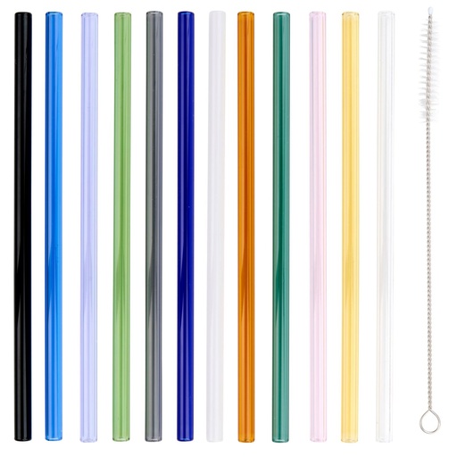 [871125250404] ALPINA Reusable Drinking Straws Ø0.8x20cm