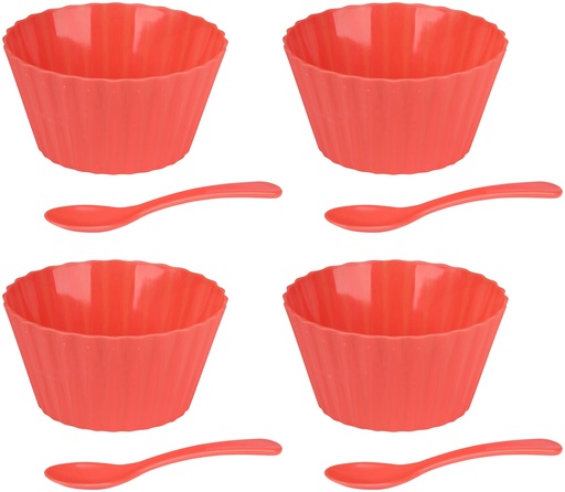 [871125233266] ALPINA Ice Cream Bowl 10.5x5.5cm Mixed Colours