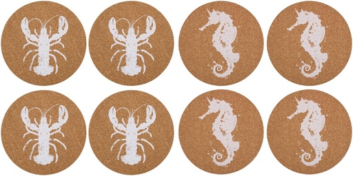 [871125235038] ALPINA Coaster Ø18cm Sea Life Design