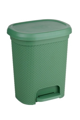 [871125232273] ALPINA Dustbin 25x19.5x30.2cm Green