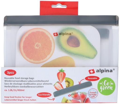 [871125225065] ALPINA Reusable Food Storage Bags