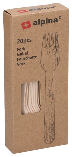 [871125257496] ALPINA Disposable Fork 15.8cm