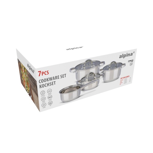 [871125225936] ALPINA Cookware Set Ø20cm Induction