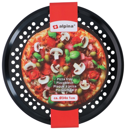 [871125216695] ALPINA Pizza Tray Ø34cm Non-Stick Coating