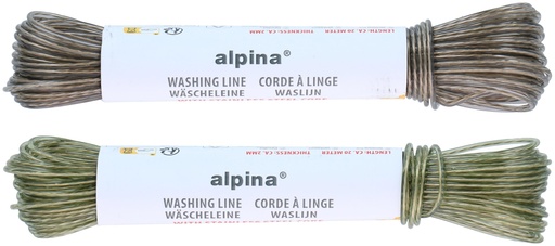 [871125235852] ALPINA Washing Line 20m