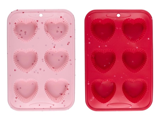 [871125233642] ALPINA Valentine Heart Shaped Baking Mold 26.3x17.3cm