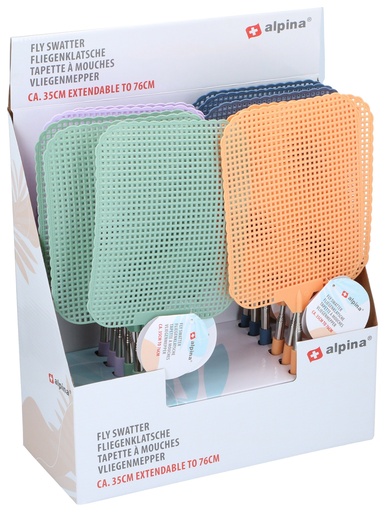 [871125250693] ALPINA Extendable Fly Swatter 35-76.5cm