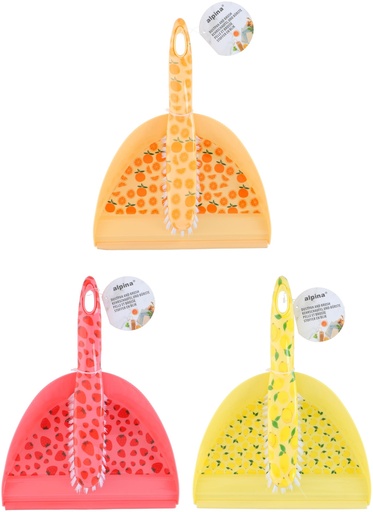 [871125243486] ALPINA Dustpan and Brush 24x29cm